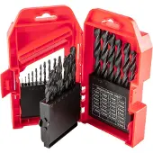 GRUPA TOPEX HSS metal drills, 1.0-13.0 mm, set of 25 pcs