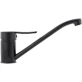 Kuchinox Moderne schwarze Küchenarmatur Madera - Einhebelmischer, beweglicher Auslauf, leises Design