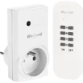 Rebel URZ1225-3 Ferngesteuerte Steckdose 230 V bis zu 1000 W, weiß
