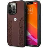BMW Bmhcp13lrsppr Iphone 13 Pro13 6.1 Leather Curve Perforate Handyhülle