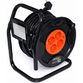 KRAFT&DELE 30 m Kabeltrommel mit LED-Beleuchtung KD4037