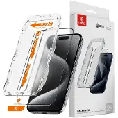 Crong EasyShield 2-Pack - iPhone 15 Pro Max Panzerglas (2 Stück)