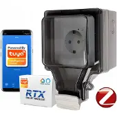 RTX Smart-Außenaufputzdose für Garten TUYA ZigBee Energiemessung