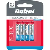 Rebel Extreme AAA Alkaline-Batterien 4er-Pack 1,5V