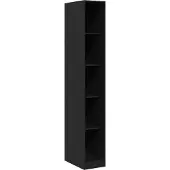 vidaXL Kleiderschrank Schwarz Eichen-Optik 50 x 50 x 200 cm