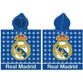 Carbotex Real Madrid Los Blancos Strandtuch-Poncho 55x110 cm (Fast Dry)