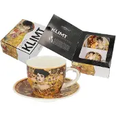 CARMANI Espressotasse mit Untertasse – G. Klimt, Adela ()