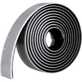 Hpx Duo-Grip-Klickband - schwarz 25mm x 2m