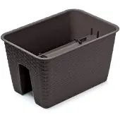 Prosperplast Ratolla DRLB400 Geländer-Blumentopf | Umbra