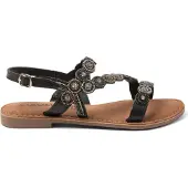 Lazamani Riemchensandaletten Damen 32303638363631 Schwarz 38 EU