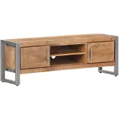 vidaXL TV-Schrank 120x30x40 cm Raues Mangoholz
