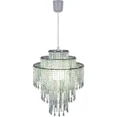 Näve 7013831 Deko-Pendelleuchte ; Farbe: Transparent / Chrom