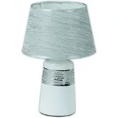 Näve Tischleuchte - Material: Keramik, Textil - Farbe:weiß; 3137923