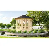 Weka 8-Eck Pavillon 234 B B x T x H 336 x 365 x 300
