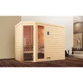 Weka Sauna "Turku" Set, 7,5 kW-Ofen mit digitaler Steuerung