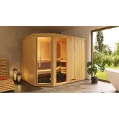 Weka Element-Ecksauna VARBERG 4 GTF, OS 7.5 x B x T x H x 244 x 197 x 199