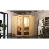 Weka Element-Ecksauna VARBERG 1 GTF, OS 4,5 x B x T x H x 194 x 144 x 199