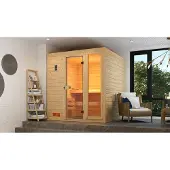 Weka Massivholzsauna VALIDA 3 GTF, BioS 7,5 x B x T x H x 189 x 189 x 204