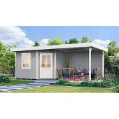 Weka Saunahaus SALO 2 Bios 9.0 KW, hellgrau x B x T x H x 646 x 338 x 237