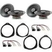 Focal ICU165 2-Wege Koax Lautsprecher Einbauset für Alfa Romeo Giulietta Mito