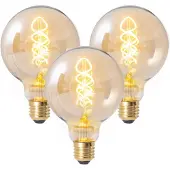 Naeve 3er-Set LED Leuchtmittel "DILLY" E27 H: 13,5cm warmweiß