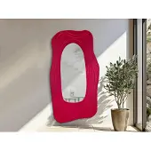 Dmora Spiegel Tiete 90x165h cm Rosa Struktur Glas