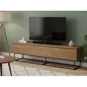 Dmora TV-Schrank Eos 180x40x50h cm Braun 3 Schubladen