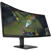 HP OMEN LCD 34c G2 curved VA 34 86,4 cm WQHD 3440x1440 1ms 185 Hz 400 nits2xHDMIDPVESA, 86,4 cm (34"), 3440 x 1440 Pixel, Wide Quad HD, LCD, 1 ms, Schwarz
