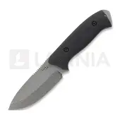 LKW Knives Dwarf - Stonewash - G10 Messer, schwarz