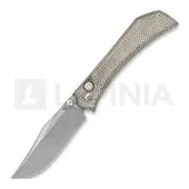 Mercury Amon - Elmax - Green Canvas Micarta Taschenmesser
