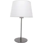 Näve Tischleuchten - Tischleuchte "BOLOGNA" h: 45cm beige, Tischlampe im Klassik Stil, aus Metall, Kunststoff und Textilmaterial in beige, 45 cm hoch, Ø 25 cm, E27-Fassung – Schnurschalter