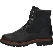 Sioux Schnürstiefelette "Adalrik-702-LF-H", Herren, Gr. 46 (UK 11), schwarz, Obermaterial: 50% Kalbsleder CAL. 50% Lammveloursleder LAVL. 100% Gummi rubber., Schuhe Schnürstiefelette