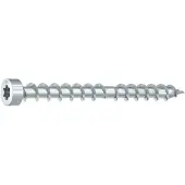 Heco -TOPIX-plus CombiConnect Zylinderkopf CC-Gewinde T-30 verzinkt blau, A3K