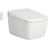 Vitra Dusch-WC Set V-Care Prime Tiefspüler spülrandlos weiß glänzend mit Hygiene und Clean Beschichtung mit