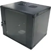 Logilink W09F64B, Wandmontiertes Regal, 50 kg, 17 kg, Schwarz, Grau