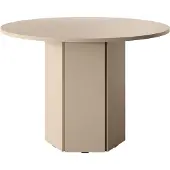 Selsey Hexa - Esstisch, Esszimmertisch rund, beige cappuccino, 110 cm
