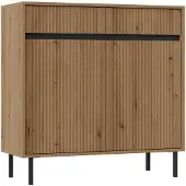 Selsey Osaka - Sideboard 2-türig mit 2 Schubladen, Eichenholzoptik Evoke, 100 cm