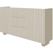 Selsey Fiorra - Sideboard 2-türig mit drei Schubladen, Greige, 144 cm