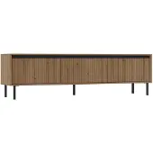 Selsey Osaka - TV-Möbel mit 3 Schubladen, Eichenholzoptik Evoke, 179 cm