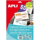APLI Extra steife Karten 250 g 89,0 x 51,0 10 Stück