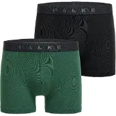 Falke Boxershorts Daily Comfort Herren Black / Green (2er-Pack)-XXXL
