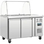 Polar Serie U 2-Türige Gn-Saladette Mit Schutzhaube