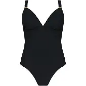Barts Badeanzug Damen Solid Plunge Shaping One Piece Black-Größe 44