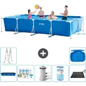 Intex Rechteckiger Frame Pool - 450x220x84 cm - 8-teilig S30259