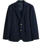 Gant für Herren. 7706311 Amerikanische Club-Marinejacke (50), Lässig, Wolle, Klassisch