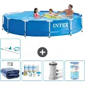 Intex Frame Pool Rund - 366x76 cm - 6-teilig S31548