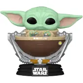 Funko POP! POP! Vinyl Figur Star Wars The Mandalorian and Grogu Grogu in Pram 823