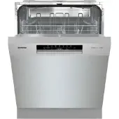 Gorenje Unterbaugeschirrspüler "GU642E90X", Energieeffizienz: E, silber (edelstahlfarben), B:59,9cm H:81,5cm T:59,7cm, Geschirrspüler, AquaStop, Unterbaugeschirrspüler