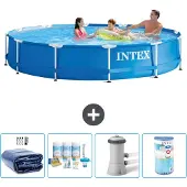 Intex Frame Pool Rund - 366x76 cm - 5-teilig S31543