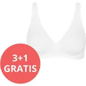 Sloggi Ohne Bügel BH Basic+ | Grösse: 80C | Farbe: Weiß